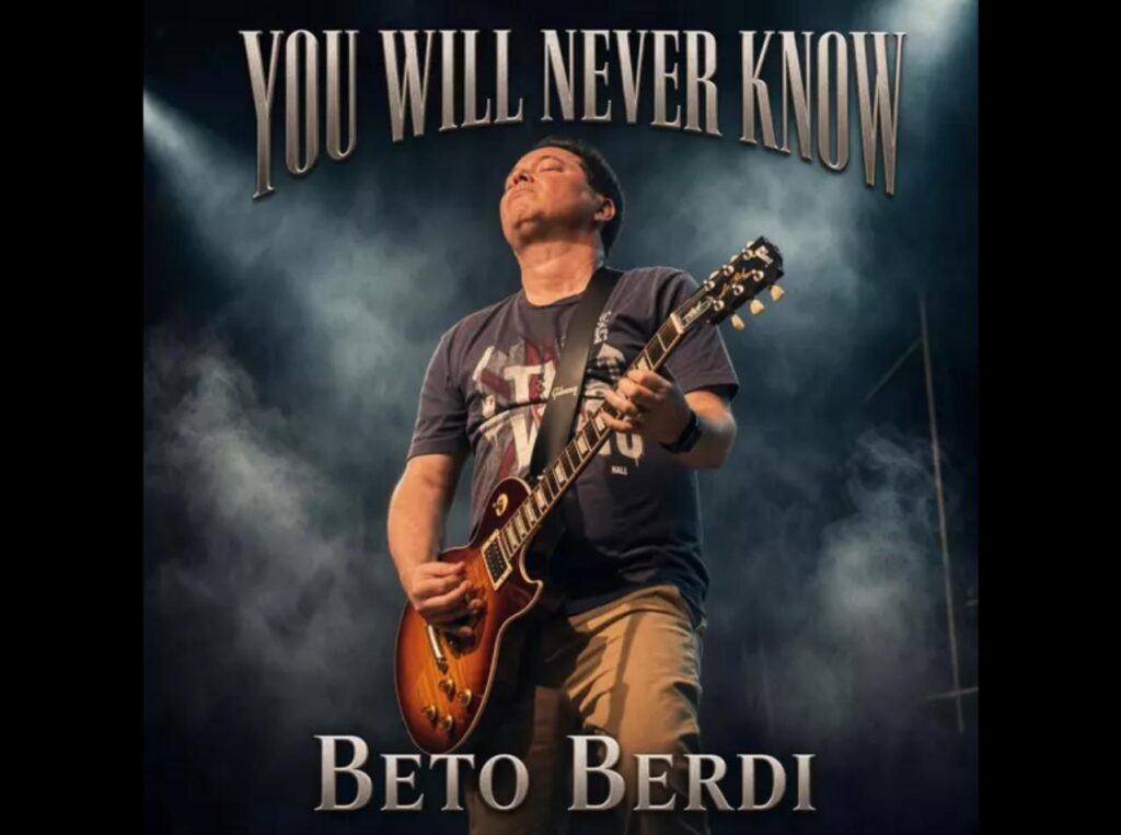 Beto Berdi estrena «You Will Never Know», nuevo single de hard rock desde Porto Alegre