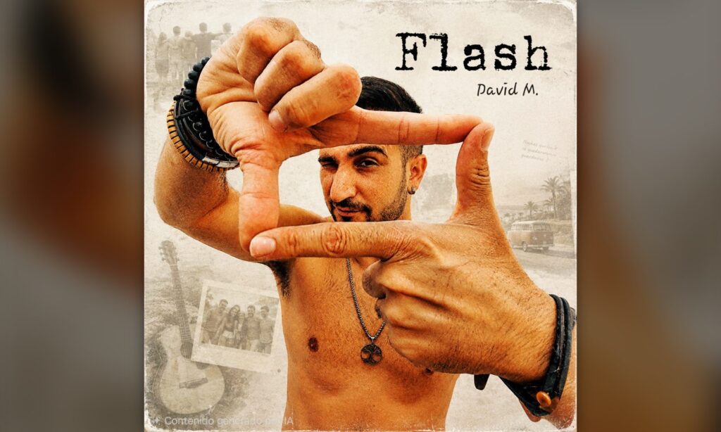David M. mira atrás con una sonrisa en «Flash»