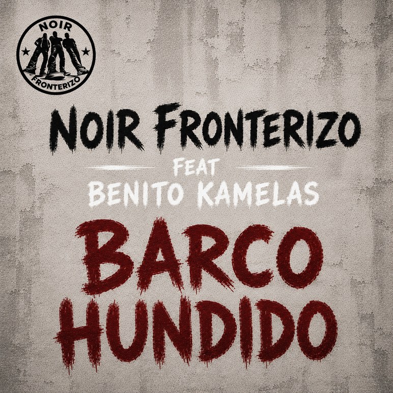 Portada de Barco Hundido, de Noir Fronterizo con Benito Kamelas