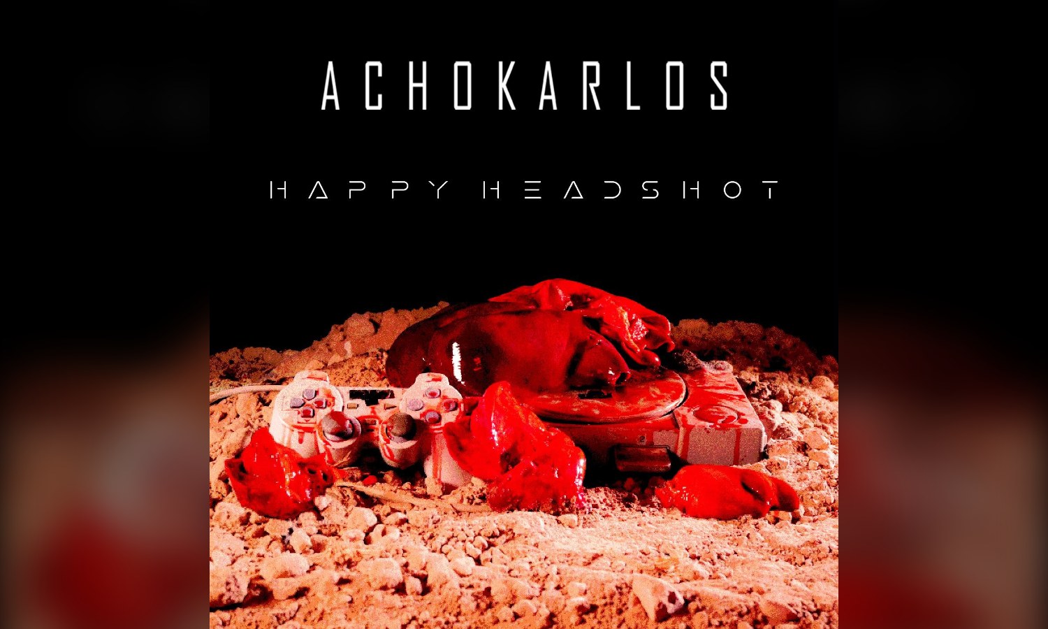 Portada de «Happy Headshot», el nuevo disco de Achokarlos