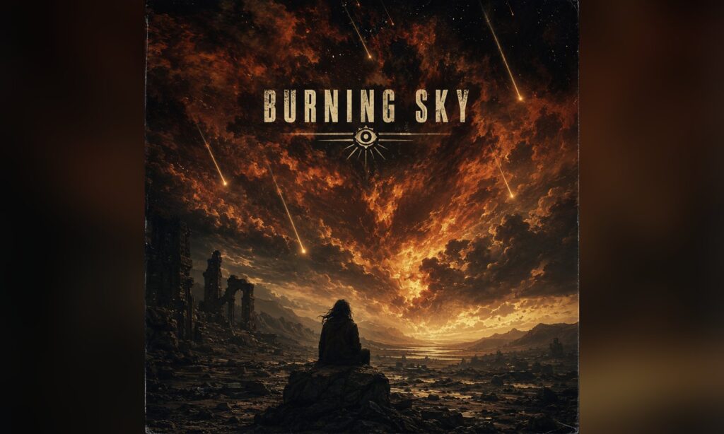 Siggi Bach mira un cielo en llamas en «Burning Sky»